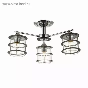 Люстра ROTONDUM 3x60Вт E27 хром