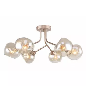 Люстра «Роу», 40Вт, Е14, цвет жемчужное золото