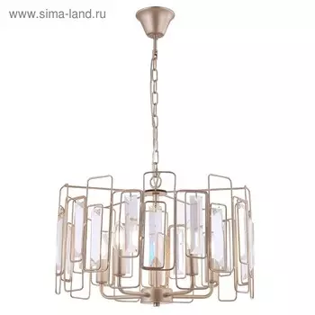 Люстра Rowena, 5x60Вт E14, цвет золото