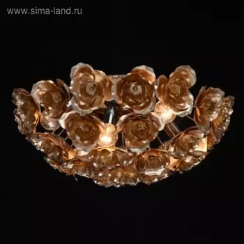 Люстра "Розенхейм" 6x60Вт E14 черный 49x49x21см