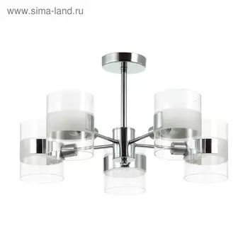 Люстра RUNA 5x40Вт E14 хром