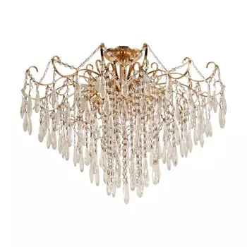 Люстра с хрусталем ЭкономСвет, размер 72x72x54 см, E27