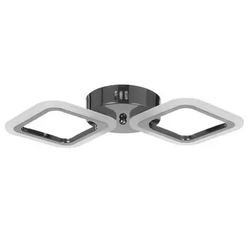 Люстра с ПДУ 1008/2 36Вт LED, медь 48х24х5 см