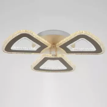 Люстра с ПДУ 1096/3WT LED 126Вт диммер белый 50х50х8 см