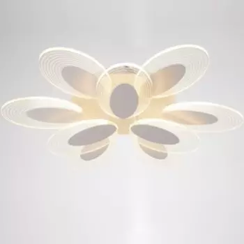 Люстра с ПДУ 1136/9 LED 126Вт 3000К-6000К диммер белый 75х75х9,5 см BayerLux