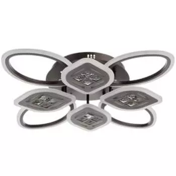 Люстра с ПДУ 1162/8CF LED 160 Вт 3000-6000К диммер кофе 707010 см BayerLux