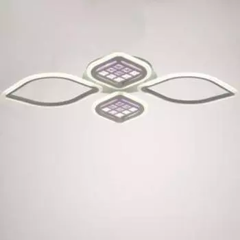 Люстра с ПДУ 1163/4WT LED 124 Вт 3000-6000К диммер белый 96698 см