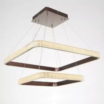 Люстра с ПДУ 1509/2CF LED 90 Вт 3000-6000К кофе 6060104 см BayerLux