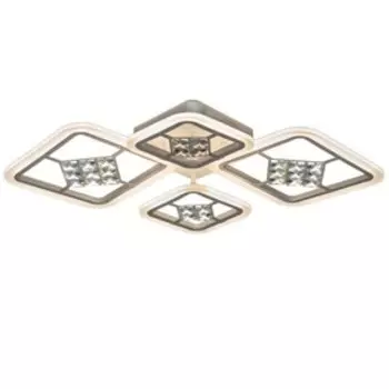 Люстра с ПДУ 1548/4WT LED 96 Вт 3000-6000К диммер белый 7110 см BayerLux