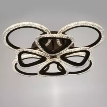 Люстра с ПДУ 1827/8CF LED 160 Вт 3000-6000К диммер кофе 64.564.510.5 см BayerLux