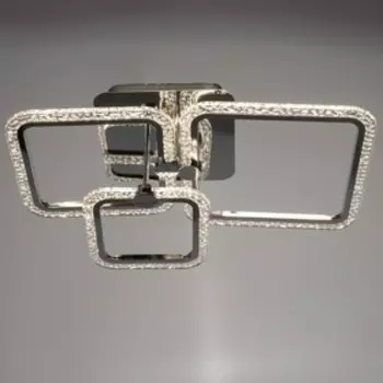 Люстра с ПДУ 1834/3SL LED 96 Вт 3000-6000К диммер серебро 45.55814 см BayerLux