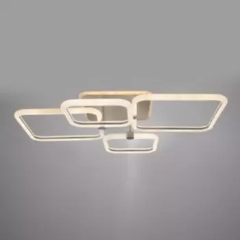 Люстра с ПДУ 1893/4 LED 133Вт диммер белый 81х62х13 см