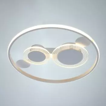 Люстра с ПДУ 1894/2 LED 67Вт диммер белый 51х51х6,5 см BayerLux