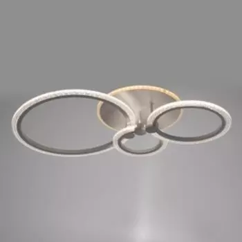 Люстра с ПДУ 1902/2 LED 76Вт диммер белый 48х39,5х11,5 см