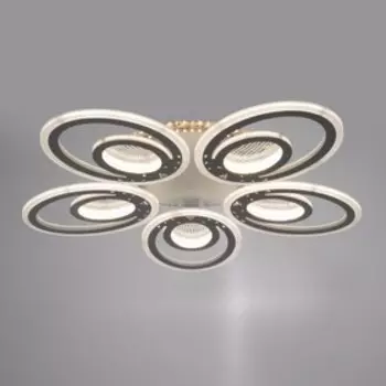 Люстра с ПДУ 1911/5WT LED 160Вт диммер белый 68х68х8,5 см BayerLux