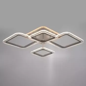 Люстра с ПДУ 1913/4WT LED 98Вт диммер белый 78х52х9 см