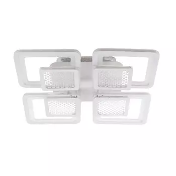 Люстра с ПДУ 1970/4 LED 144Вт 3000-6000К диммер белый 60,5х60,5х7,5 см