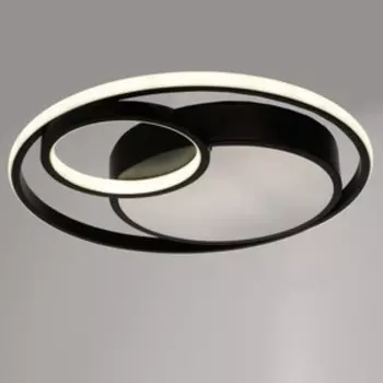 Люстра с ПДУ 1985/3 LED 120Вт 3000-6000К черный 45х45х18 см