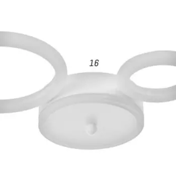 Люстра с ПДУ 2032/2 LED 54 Вт белый 55284.5 см BayerLux