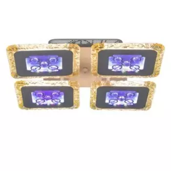 Люстра с ПДУ 2214/4 LED 108Вт диммер RGB белый 59х59х10 см BayerLux