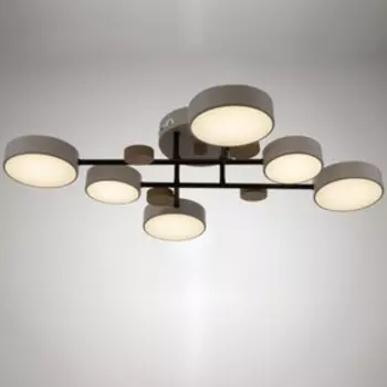 Люстра с ПДУ 2296/6WT LED 144Вт 3000-6000К белый 80х59х14 см BayerLux