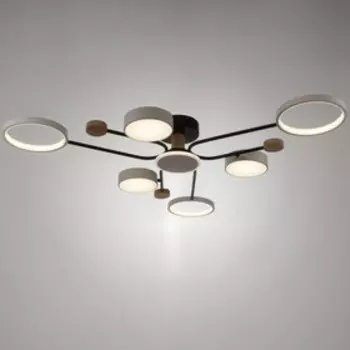 Люстра с ПДУ 2298/7WT LED 156Вт 3000-6000К белый 105х99х15 см