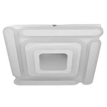 Люстра с ПДУ 31505/50 1х192W LED 3000-6000К+1х13W 3000К белый 50х50х7 см