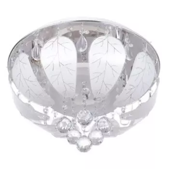 Люстра с ПДУ 5034/4 4хЕ27 40Вт хром 48х48х24см