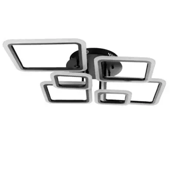 Люстра с ПДУ 59110/6BK LED 170 Вт 3000-6000К диммер черный 10674.513.5 см