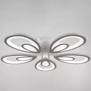 Люстра с ПДУ 59125/5WT LED 90+90 Вт 3 режима диммер белый 656514 см BayerLux