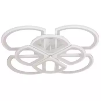 Люстра с ПДУ 671124/8 LED 248Вт диммер 3 режима 3000-6000К белый 62х62х14 см