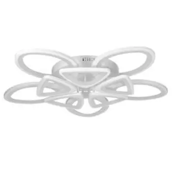 Люстра с ПДУ 671131/10 LED 250Вт диммер 3 режима 3000-6000К белый 70х70х14 см