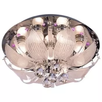 Люстра с ПДУ "Адрия" 9x40Вт E27 хром 40х40х23 см.