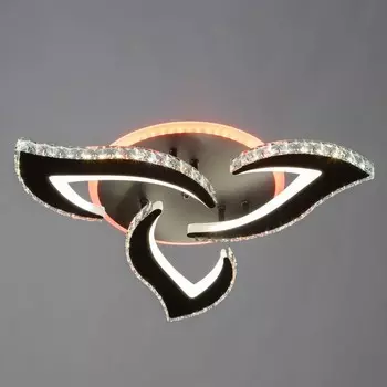 Люстра с ПДУ «Блейд» 3хLED 78 Вт 3000-6000К RGB черный 575710 см