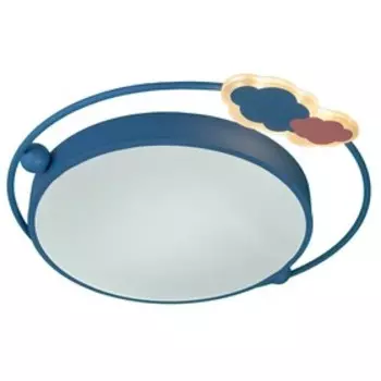 Люстра с ПДУ «Дуэт»LED 90 Вт 3000-6000К синий 50545.5 см BayerLux