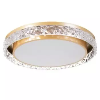 Люстра с ПДУ "Фирна" LED 120Вт 3000-6000К золото 50х50х10 см