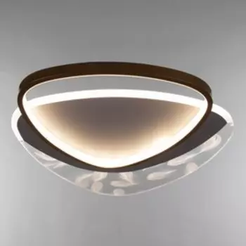 Люстра с ПДУ "Мальва" LED 120Вт 3000-6000К бело-золотой 50х45х7 см BayerLux