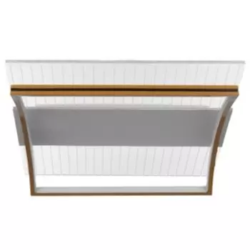 Люстра с ПДУ "Меандр" LED 120Вт 3000-6000К золото 48х48х10 см BayerLux