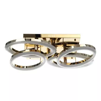 Люстра с ПДУ «Монса» 4х LED 190 Вт 3000-6000К золото 835615 см