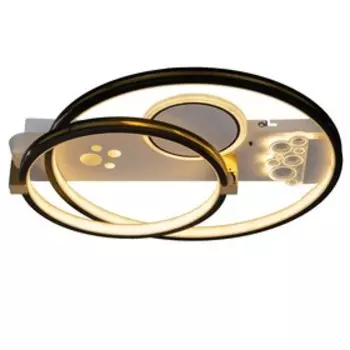 Люстра с ПДУ «Симпа»LED 126 Вт черно-белый 505010 см BayerLux