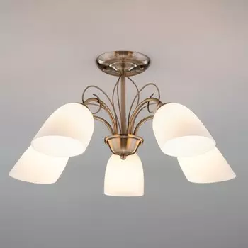 Люстра с плафонами Stefanie, 60Вт, E27, 59x59x30 см