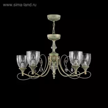 Люстра Sabina 5x60Вт E14, золото 77x77x138 см