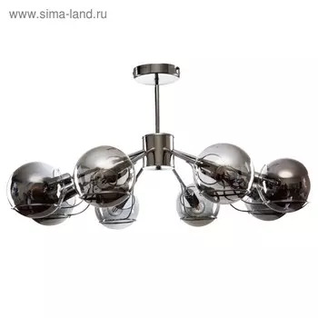 Люстра Sally 8x40Вт E14 хром