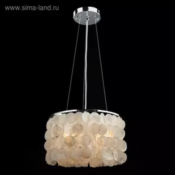 Люстра Sandra 3x40Вт E27, хром 35x35x100 см