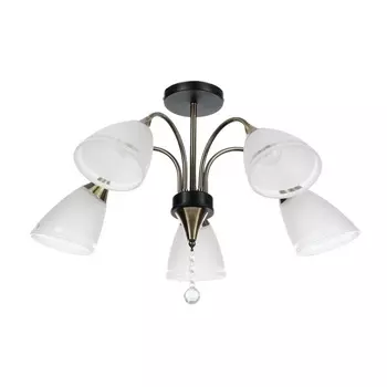 Люстра «Сандра» 5хЕ27 40 Вт черно-бронзовый 656530 см