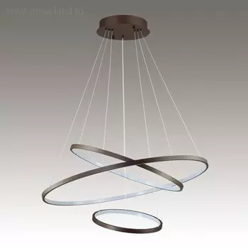 Люстра SATURNO 114Вт LED 4000K коричневый 85x85x120см