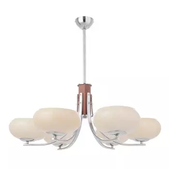 Люстра «Савина» 6хЕ27 40 Вт коричневый 727260 см