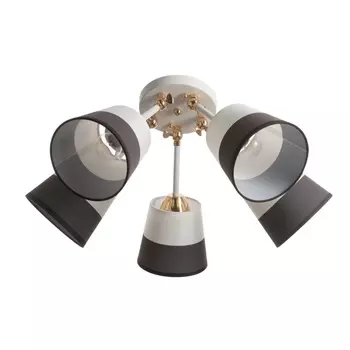 Люстра «Селена» 5хЕ27 40 Вт бело-золотой 545425 см