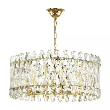 Люстра SELVA, 10x40Вт E14, цвет золото, IP20