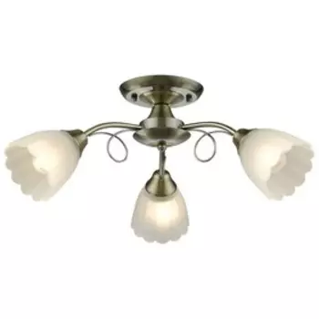 Люстра «Серафина», 3x60Вт E27, бронза 56x56x23,5 см